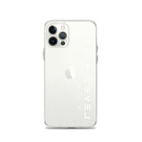 iPhone Case - White on Transparent