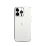 iPhone Case - White on Transparent