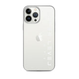 iPhone Case - White on Transparent